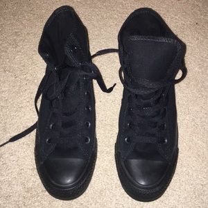 all black converse high tops